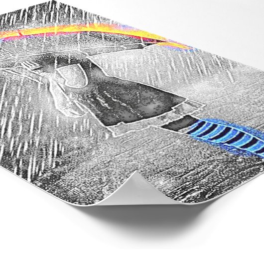 Poster Imprimer, Papier d'affiche de valeur (Matte) (Coin)