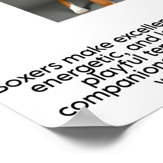 Poster Imprimer, Papier d'affiche de valeur (Matte) (Coin)