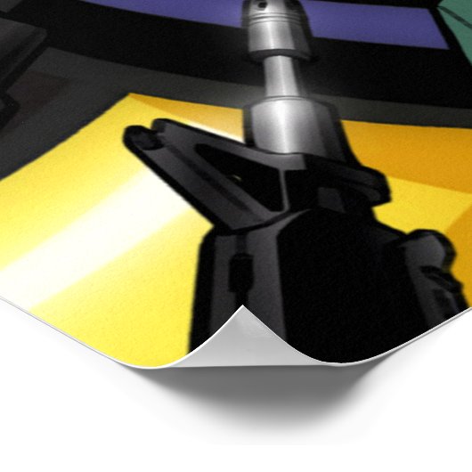 Poster Imprimer, Papier d'affiche de valeur (Matte) (Coin)