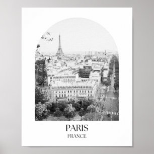 Poster Imprimer Paris France Arc