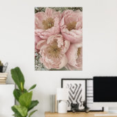 Poster IMPRIMER | Peonies I - 24po x 32po (Bureau à domicile)