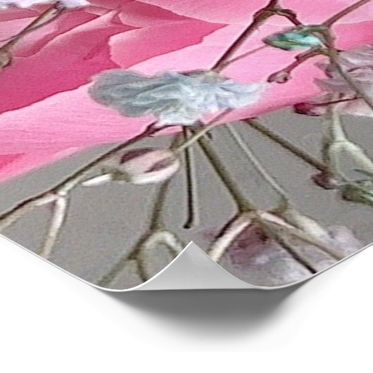 Poster IMPRIMER | Peonies II (30 po x 30 po) (Coin)