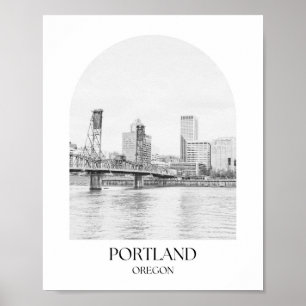 Poster Imprimer photo de Portland Oregon Arch