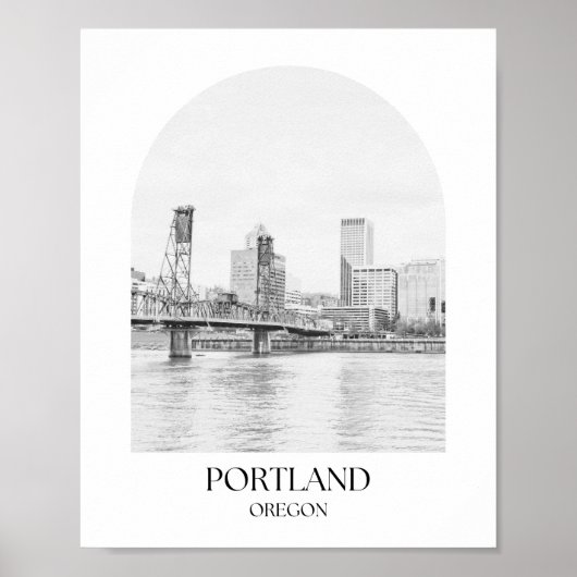 Poster Imprimer photo de Portland Oregon Arch (Devant)