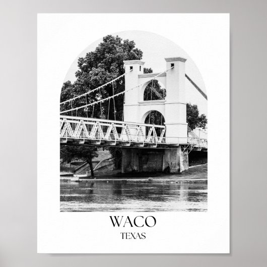 Poster Imprimer photo Waco Texas Arch (Devant)