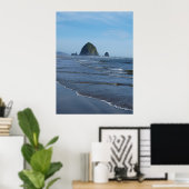 Poster Imprimer Plage de l'Oregon (Bureau à domicile)