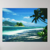 Poster Imprimer Plage tropicale (Devant)