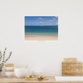 Poster Imprimer Plage tropicale (Cuisine)