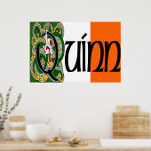 Poster Imprimer Quinn Celtic Dragon (Cuisine)