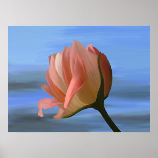 Poster Imprimer Rose (Devant)