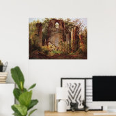 Poster Imprimer : Ruines du monastère à Eldena (Bureau à domicile)