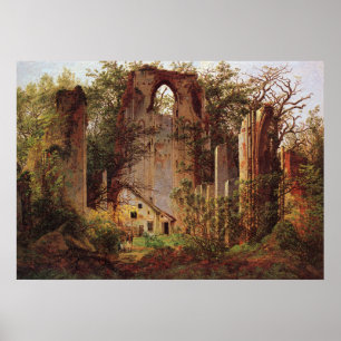Poster Imprimer : Ruines du monastère à Eldena