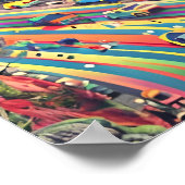 Poster Imprimer San Francisco Psychedelic Rainbow Art (Coin)