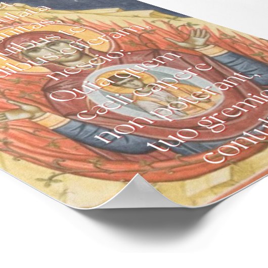 Poster Imprimer Sancta et Immaculata (Coin)