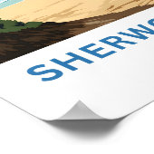 Poster Imprimer Sherwood Beach Hawaii Travel (Coin)