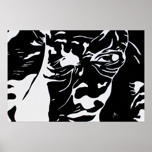 Poster Imprimer - Si le diable est en cours de route (Devant)