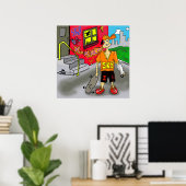 Poster Imprimer "SK8"- par Kev Moore (Bureau à domicile)