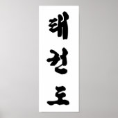 Poster Imprimer Tae Kwon Do (Devant)