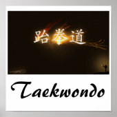 Poster Imprimer Taekwondo (Devant)