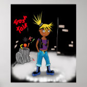 Poster Imprimer "Trash Talk" - par Kev Moore (Devant)