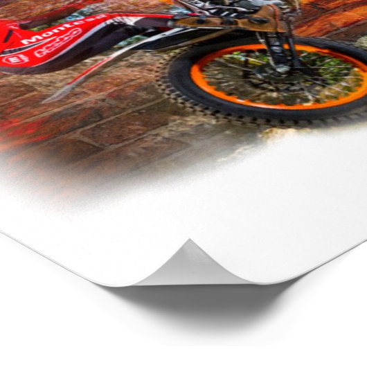 Poster Imprimer Trio de vélos d'essai (Coin)