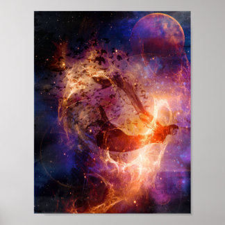 Poster Imprimer Trippy Birds