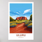 Poster Imprimer Uluru Australia Travel (Devant)