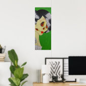 Poster Imprimer une femme tzigane (Bureau à domicile)