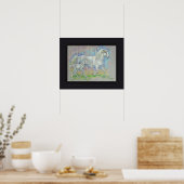 Poster Imprimer - Unicorne et bébé (Cuisine)