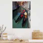 Poster Imprimer Venice Gondolas (Cuisine)