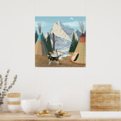 Poster Imprimer Village Cherokee (Cuisine)