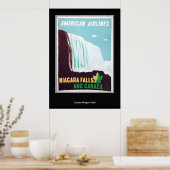 Poster Imprimer vintage Rétro de Niagara Falls (Cuisine)
