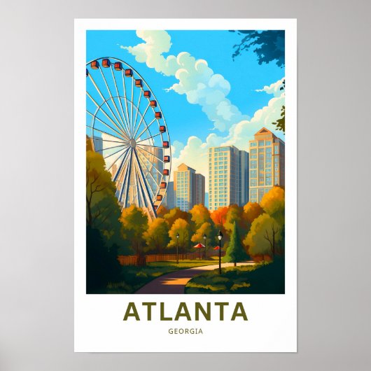 Poster Imprimer Voyage Atlanta Georgia (Devant)