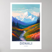 Poster Imprimer voyage de Denali Alaska (Devant)