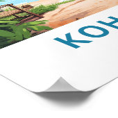 Poster Imprimer voyage de Koh Samui Thaïlande (Coin)