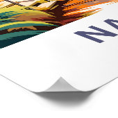 Poster Imprimer voyage de Nassau Bahamas (Coin)