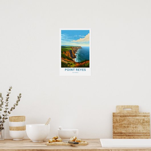 Poster Imprimer voyage de Point Reyes Californie (Cuisine)