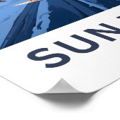 Poster Imprimer voyage de Sun valley Idaho (Coin)