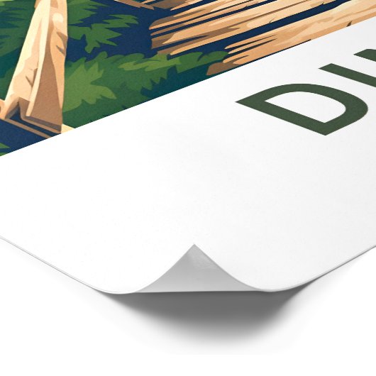 Poster Imprimer voyage Dingle Irlande (Coin)