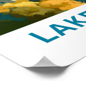 Poster Imprimer Voyage du lac de Côme Italie (Coin)