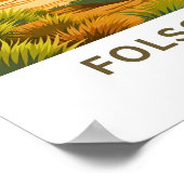 Poster Imprimer voyage Folsom Lake California (Coin)