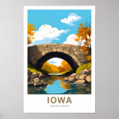 Poster Imprimer voyage Iowa États-Unis (Devant)