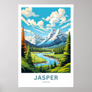 Poster Imprimer Voyage Jasper Canada