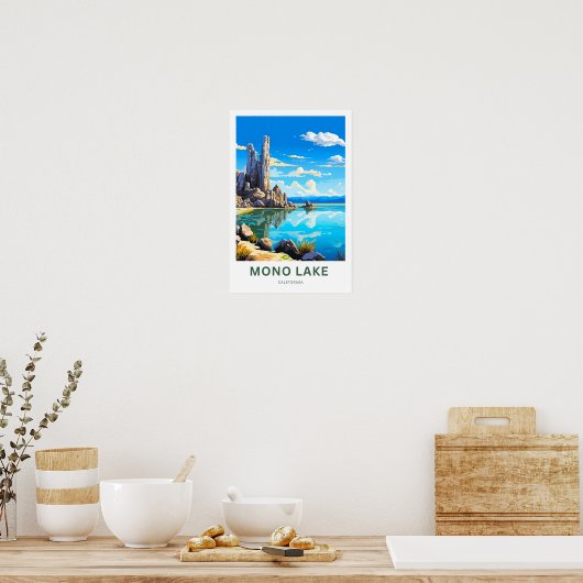 Poster Imprimer Voyage Mono Lake California (Cuisine)