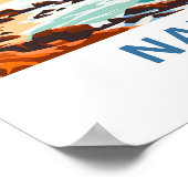 Poster Imprimer Voyage Nazare Portugal (Coin)