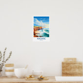 Poster Imprimer Voyage Nazare Portugal (Cuisine)