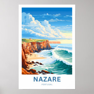 Poster Imprimer Voyage Nazare Portugal