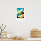 Poster Imprimer Voyage North Shore Hawaii (Cuisine)