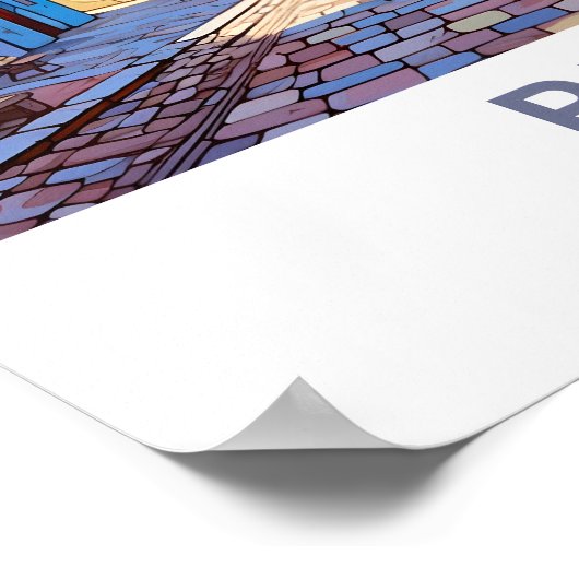 Poster Imprimer voyage Riga Lettonie (Coin)