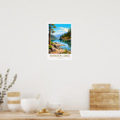 Poster Imprimer voyage Shaver Lake California (Cuisine)